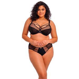 Elomi Sachi EL4350 Underwire Plunge BraBlack Size 36H